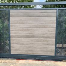 Modern Metal Gate design, composite panel