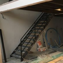 metal office staircase