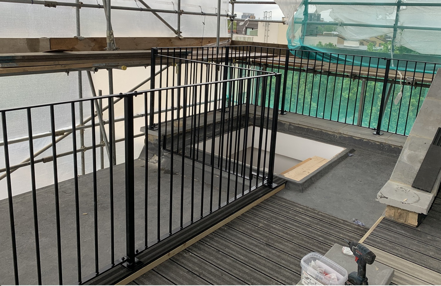 Metal Railing, roof balcony railings, Balustrade
